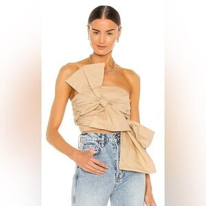 NWOT Song of Style Olsen Top Sand Beige XS $160
